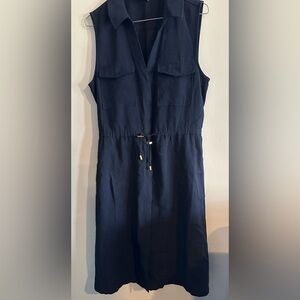 $3 bundle sale Elegant Navy Sleeveless Dress- H&M size 6